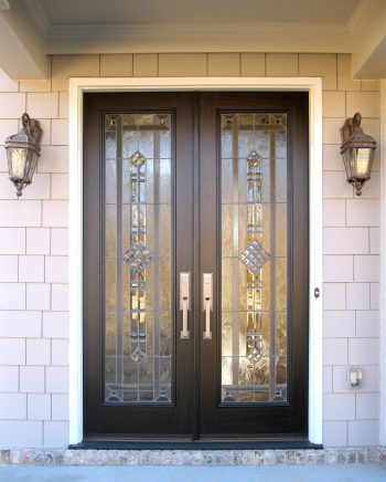 Solid Timber and Leaded Glass - Jennifer's Glass Works