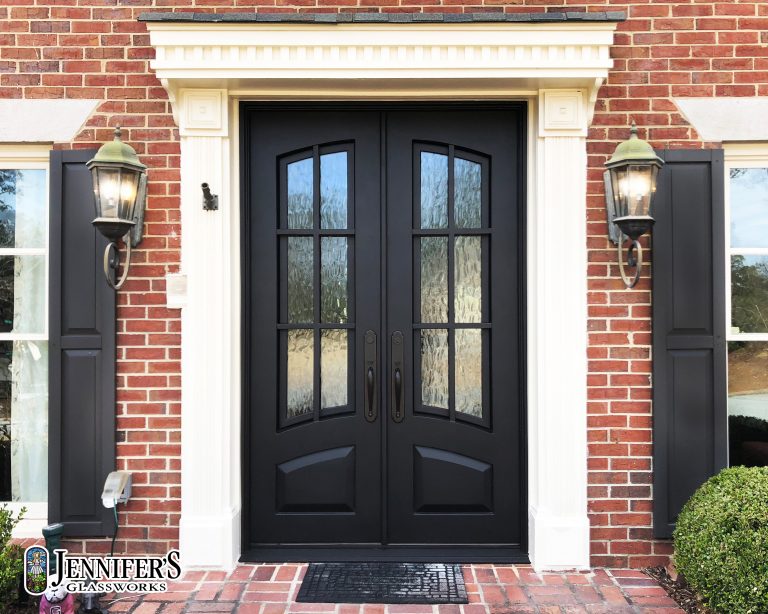 Wrought Iron Entry Systems in Atlanta, GA | Jennifer's Glass Works