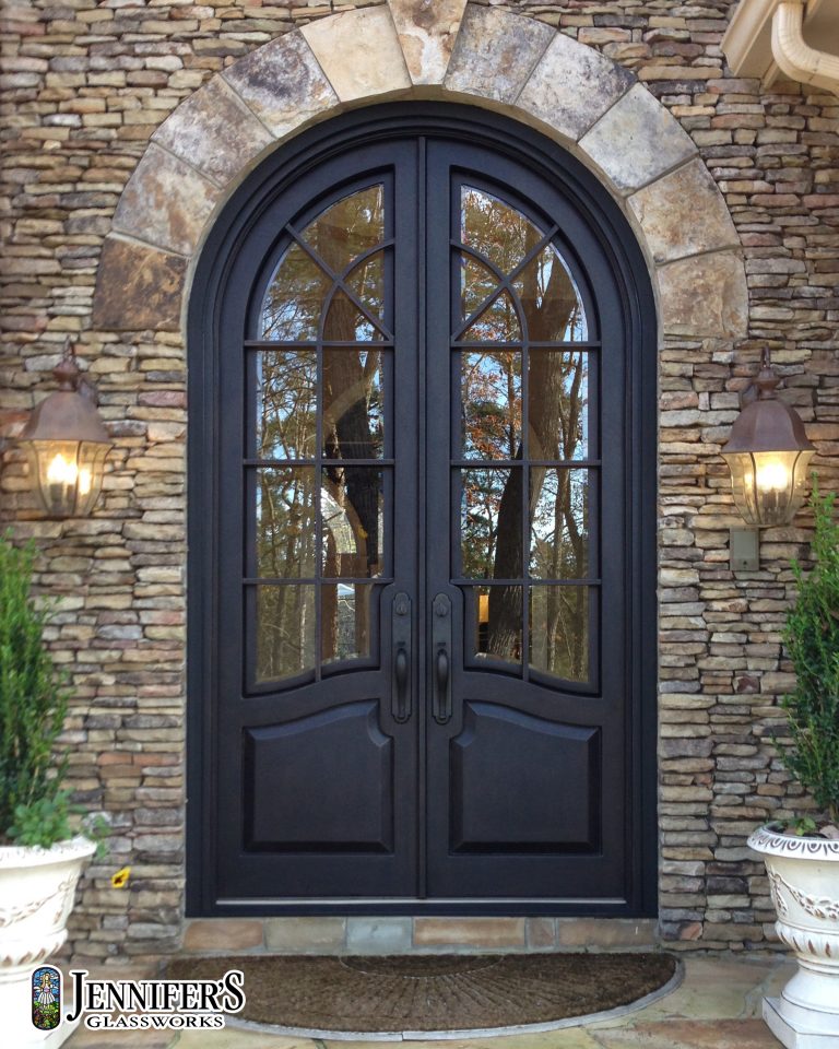 Wrought Iron Entry Systems in Atlanta, GA | Jennifer's Glass Works